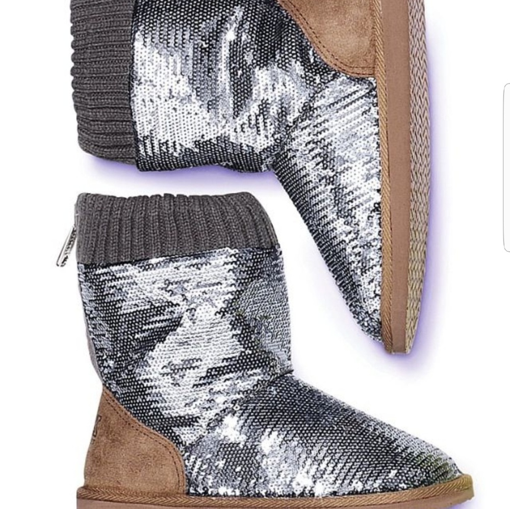 VS 💞 PINK Sequin Boots